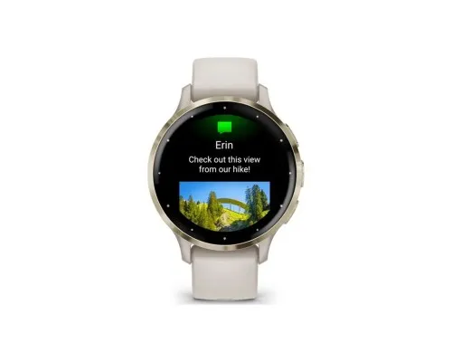 Смарт-годинник Garmin Venu 3S, Ivory + Soft Gold, GPS (010-02785-04)