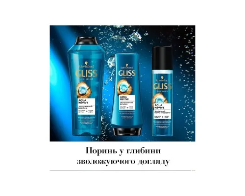 Шампунь Gliss Aqua Revive Moisturizing Shampoo 400 мл (9000101659214)