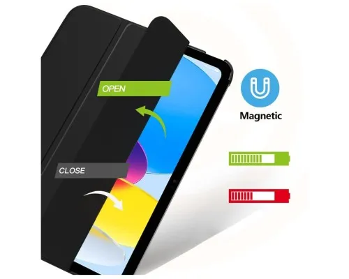 Чохол до планшета BeCover Tri Fold Hard Apple iPad 10.9" 2022/24/11" 2025/2024 Black (712983)