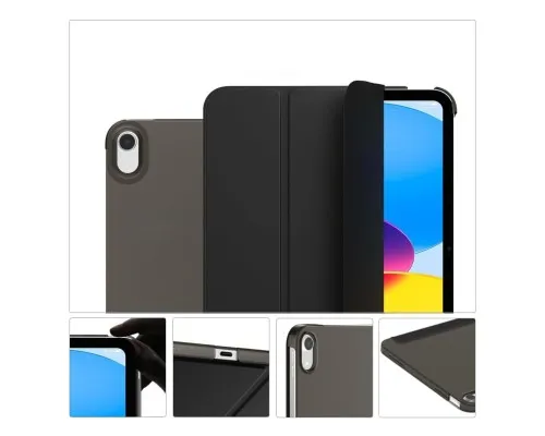Чохол до планшета BeCover Tri Fold Hard Apple iPad 10.9" 2022/24/11" 2025/2024 Black (712983)