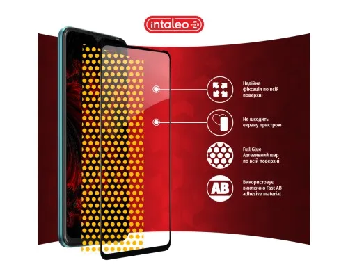 Скло захисне Intaleo Full Glue Tecno Spark 8C Black (1283126542480)