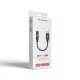 Перехідник USB-C M to 3.5mm F black Armorstandart (ARM76887)