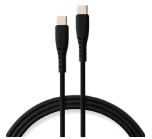Дата кабель USB-C to USB-C 2.0m 240W Chip Silicon Black Vinga (VCDCCC2242SB)