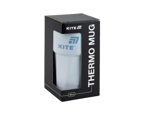 Термокружка Kite 450 мл сіро-блакитна (K25-1220-2)