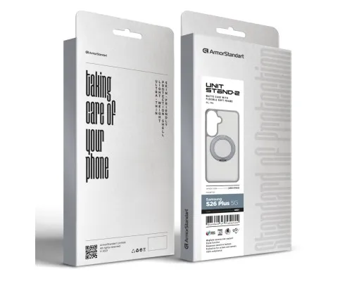 Чохол до мобільного телефона Armorstandart Unit Stand2 Samsung S26 Plus 5G Grey (ARM89960)