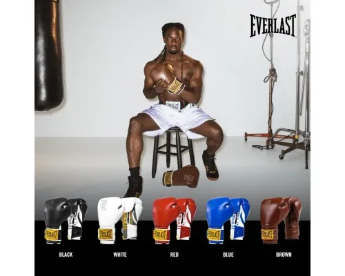 Боксерські рукавички Everlast 1910 Classic Training Glove P00002501 коричневий 12 унцій (009283610302)