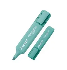 Маркер Axent Highlighter 2537-A, 1-5 мм клиноп. пастель бірюзовий (2537-09-A)