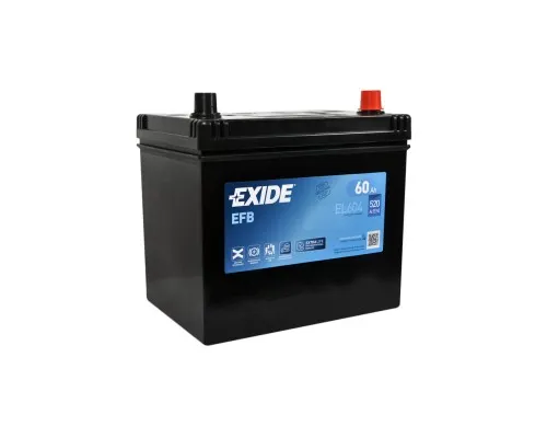 Акумулятор автомобільний EXIDE START-STOP EFB 60A (EL604)