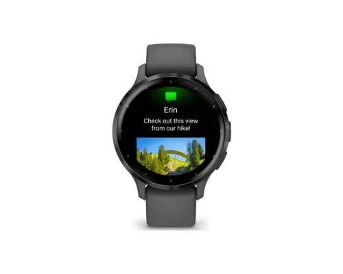 Смарт-годинник Garmin Venu 3S, Pebble Gray + Slate, GPS (010-02785-00)