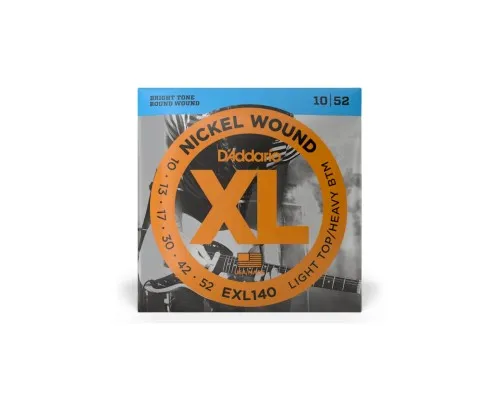 Струни для гітари D'Addario XL Nickel Wound Light Top / Heavy Bottom (10-52) (EXL140)