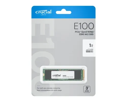 Накопичувач SSD M.2 2280 1TB E100 Micron (CT1000E100SSD8)