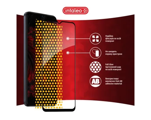 Скло захисне Intaleo Full Glue Tecno Spark 9 Pro Black (1283126547331)