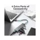 Концентратор Vention USB 3.0 to 4xUSB 3.0 Hub With Power Supply 0.15m black (CHLBB)