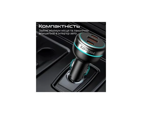 Зарядний пристрій Promate 2xUSB-C PD + USB-A QC3.0 (powerdrive-230)