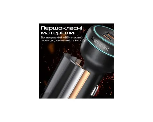 Зарядний пристрій Promate 2xUSB-C PD + USB-A QC3.0 (powerdrive-230)