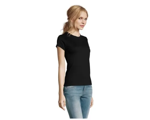 Футболка Sol's Imperial Women насичений чорний XL (11502309XL)
