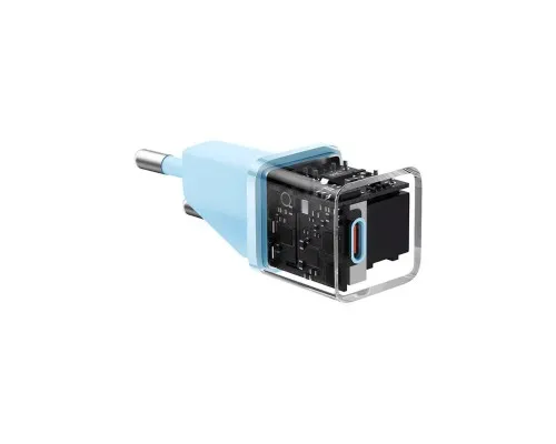 Зарядний пристрій Baseus USB-C PD20W GaN blue (CCGN050103)