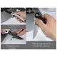Ніж Sencut Skelfin, Black G10, Satin (S25007-2)