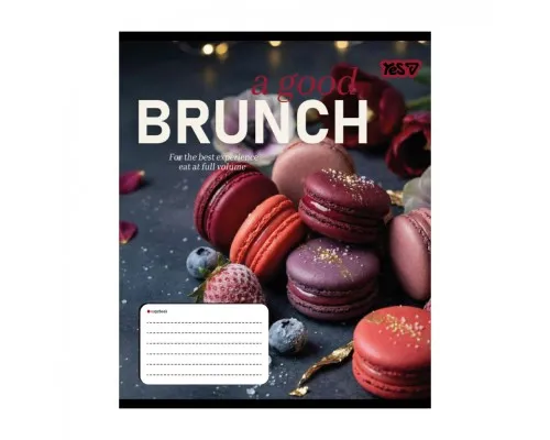 Зошит Yes Brunch А5 18 аркушів клітинка (769098)