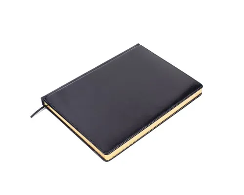 Тижневик Buromax недатований BRAVO, L2U, A4, чорний, штуч.шкіра, 336 сторінок (BM.20970-01)