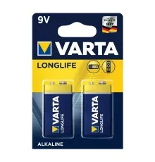 Батарейка Varta Longlife 9V 6LR61 *2 (04122101412)