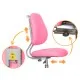 Дитяче крісло Evo-kids s Mio Ergo Pink (Y-507 KP)