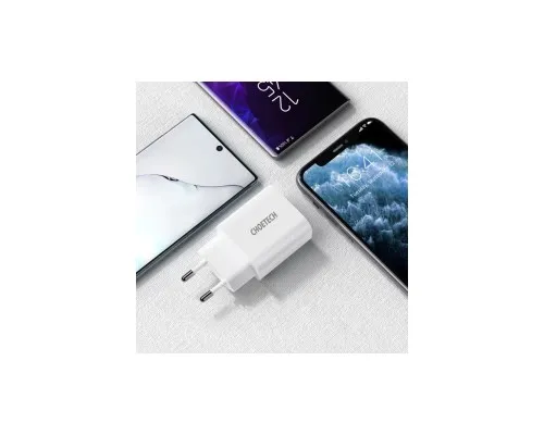 Зарядний пристрій Choetech USB-С 20W PD/QC (Q5004-EU-WH)
