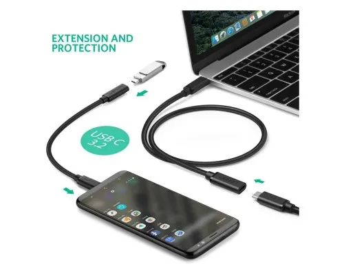 Дата кабель USB-C to USB-C 1.0m USB 3.1Gen2 100W US353 Black Ugreen (10387)