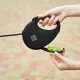 Повідець для собак WAUDOG R-leash з контейнером для пакетів S до 12 кг 3 м чорний (26281)