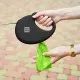 Повідець для собак WAUDOG R-leash з контейнером для пакетів S до 12 кг 3 м чорний (26281)
