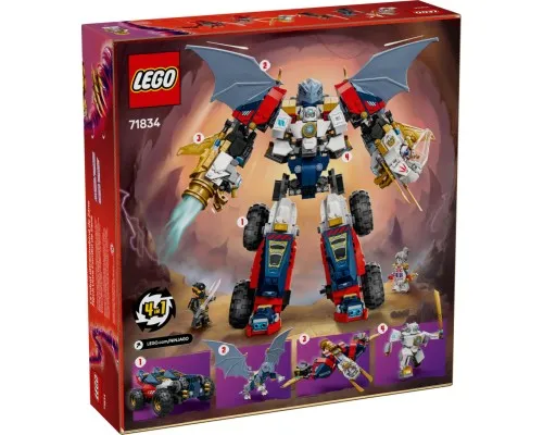 Конструктор LEGO Ninjago Ультраоб''єднувальний робот Зейна (71834)