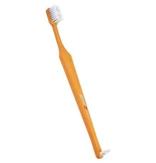 Зубна щітка Paro Swiss Ortho Brush Ортодонтична з монопучковою насадкою М'яка Помаранчева (7.747/6)