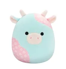 М'яка іграшка Squishmallows М'ятна пастельна корівка 19 см (SQER01209)