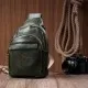 Сумка Vintage З гладкої екошкіри Зелена (22771)