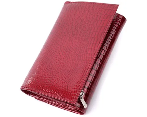 Гаманець ST Leather З натуральної шкіри Червоний (22708)
