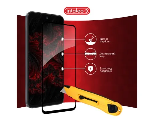 Скло захисне Intaleo Full Glue Tecno Spark Go 1 Black (1283126607783)