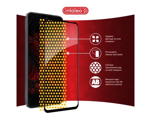 Скло захисне Intaleo Full Glue Tecno Spark Go 1 Black (1283126607783)