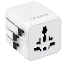 Перехідник Canyon Travel Adapter OnTour One EU/UK/US/AUS White (CNS-TA1005W)
