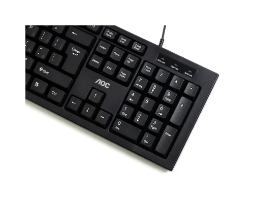 Комплект AOC KM160B USB UA Black (KM160B/97)