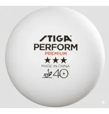 М'ячик для настільного теніса Stiga Perform Premiun ITTF 6 шт (1113-2410-06) (931949)