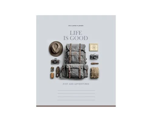 Зошит Школярик Life is good 60 аркушів клітинка (060-3670K)