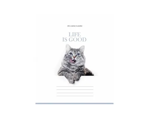 Зошит Школярик Life is good 60 аркушів клітинка (060-3670K)