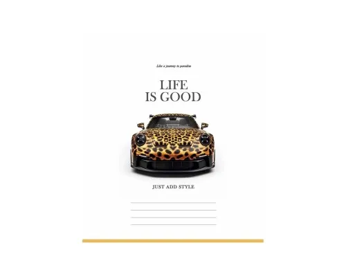 Зошит Школярик Life is good 60 аркушів клітинка (060-3670K)