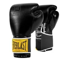 Боксерські рукавички Everlast 1910 Classic Training Glove P00001709 чорний 12 унцій (009283599829)