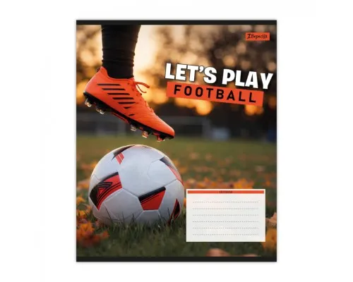 Зошит 1 вересня Let's play football А5 18 аркушів лінія (768751)
