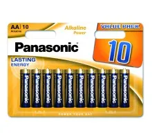 Батарейка Panasonic LR06 Alkaline Power * 10 (LR6REB/10BW)