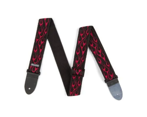 Ремінь для гітари Jim Dunlop Classic Strap Flambe Red (D38-11RD)