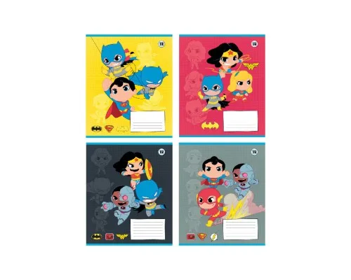 Зошит Kite DC Comics, 12 аркушів, коса лінія (DC25-235)