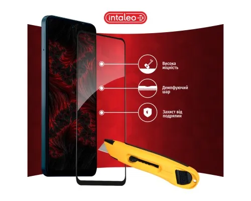 Скло захисне Intaleo Full Glue Tecno Spark Go 2024 Black (1283126589126)