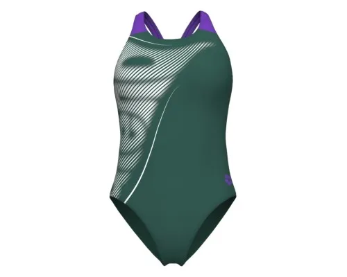 Купальник Arena Bright Glare Swimsuit V Back 008930-690 зелений 44 (3468337533696)